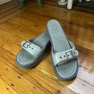 Dr Scholl’s Glitter Slide Mules